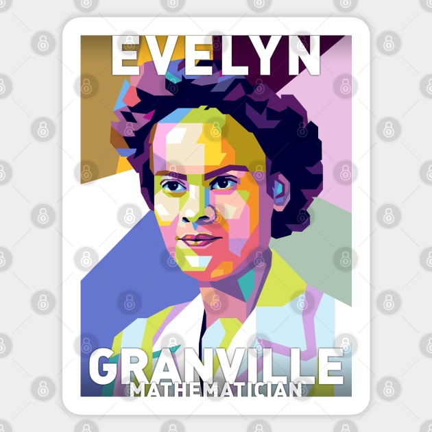 Evelyn Boyd Granville Sticker by Shecience